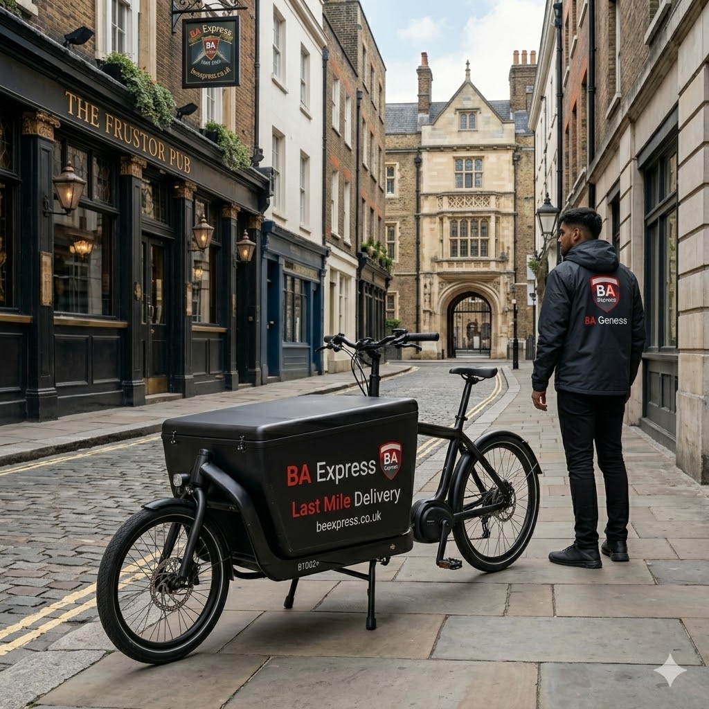 BA Express cargo bike in London